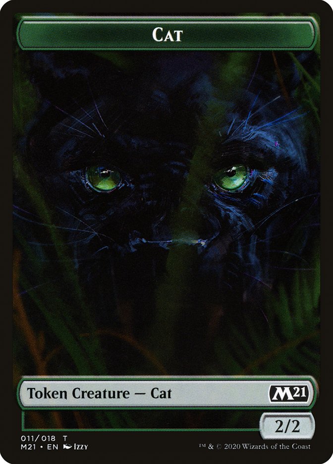 Cat (011/018) [Core Set 2021 Tokens] | Mega City Incorporated