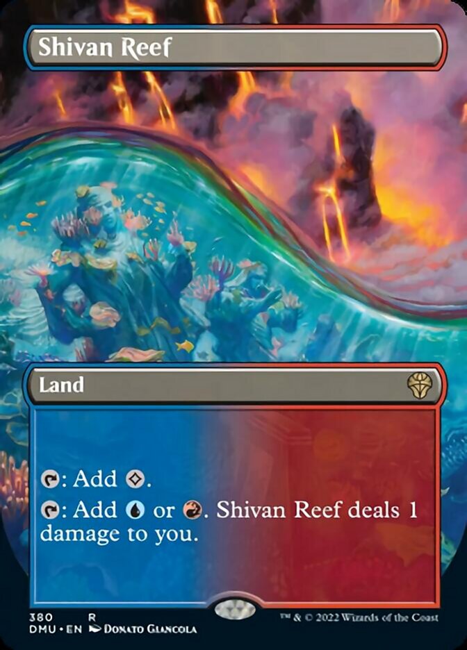 Shivan Reef (Borderless Alternate Art) [Dominaria United] | Mega City Incorporated