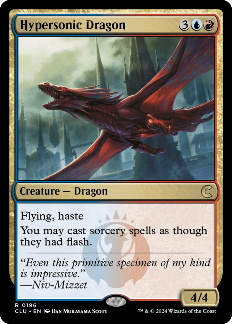 Hypersonic Dragon [Ravnica: Clue Edition] | Mega City Incorporated