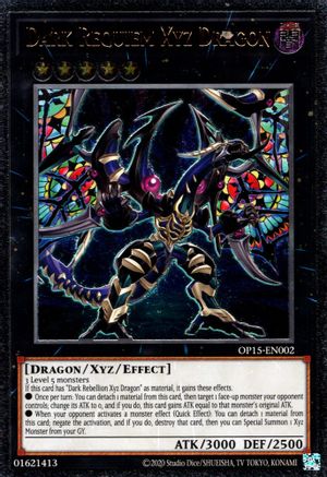 Dark Requiem Xyz Dragon [OP15-EN002] Ultimate Rare | Mega City Incorporated