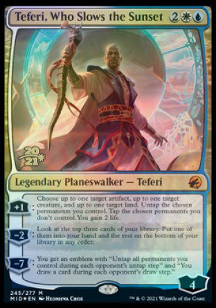 Teferi, Who Slows the Sunset [Innistrad: Midnight Hunt Prerelease Promos] | Mega City Incorporated