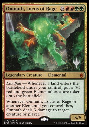 Omnath, Locus of Rage (Promo Pack) [Dungeons & Dragons: Adventures in the Forgotten Realms Promos] | Mega City Incorporated