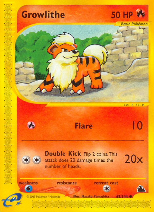 Growlithe (62/144) [Skyridge] | Mega City Incorporated