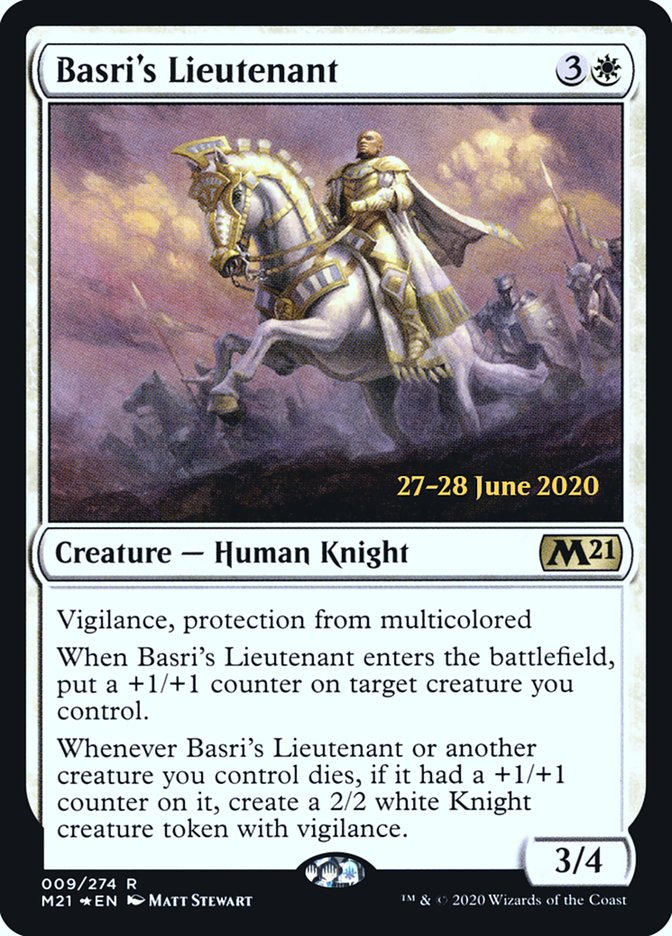 Basri's Lieutenant  [Core Set 2021 Prerelease Promos] | Mega City Incorporated