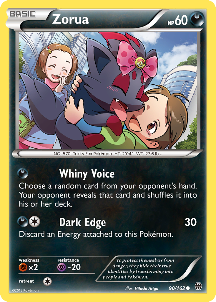 Zorua (90/162) [XY: BREAKthrough] | Mega City Incorporated