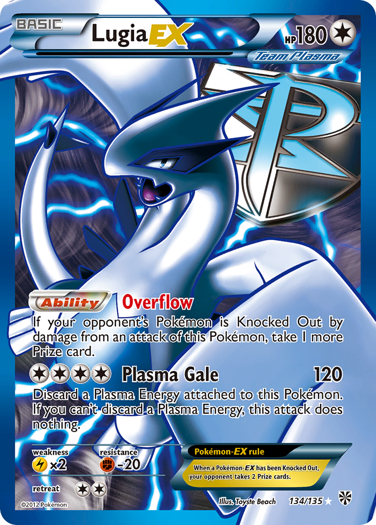 Lugia EX (134/135) [Black & White: Plasma Storm] | Mega City Incorporated