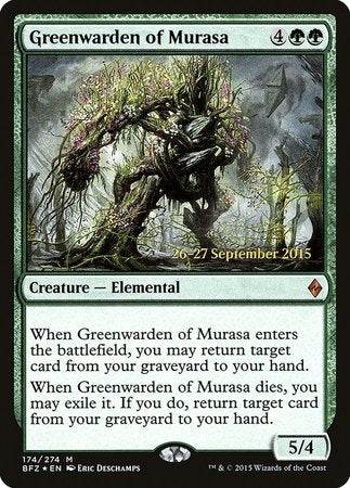 Greenwarden of Murasa [Battle for Zendikar Promos] | Mega City Incorporated