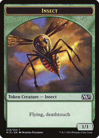 Insect Token (Deathtouch) [Magic 2015 Tokens] | Mega City Incorporated