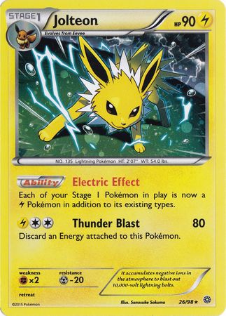 Jolteon (26/98) (Cosmos Holo) [XY: Ancient Origins] | Mega City Incorporated