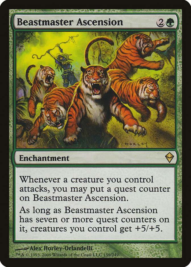 Beastmaster Ascension [Zendikar] | Mega City Incorporated