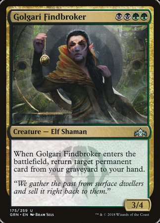 Golgari Findbroker [Guilds of Ravnica] | Mega City Incorporated