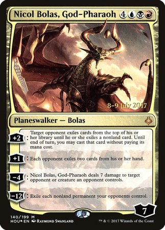 Nicol Bolas, God-Pharaoh [Hour of Devastation Promos] | Mega City Incorporated