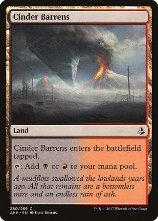 Cinder Barrens [Amonkhet] | Mega City Incorporated