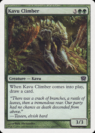 Kavu Climber [Ninth Edition] | Mega City Incorporated