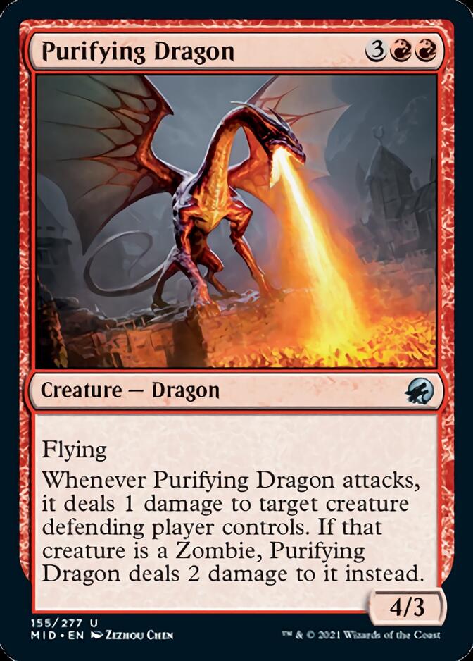 Purifying Dragon [Innistrad: Midnight Hunt] | Mega City Incorporated