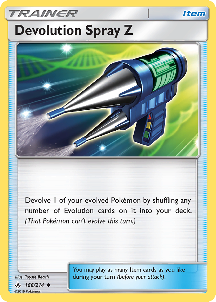 Devolution Spray Z (166/214) [Sun & Moon: Unbroken Bonds] | Mega City Incorporated