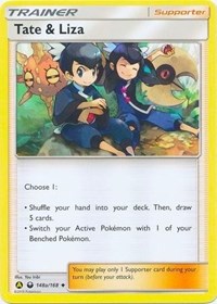 Tate & Liza (148a/168) (Alternate Art Promo) (Battle Arena Deck Exclusive) [Sun & Moon: Celestial Storm] | Mega City Incorporated