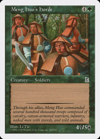 Meng Huo's Horde [Portal Three Kingdoms] | Mega City Incorporated