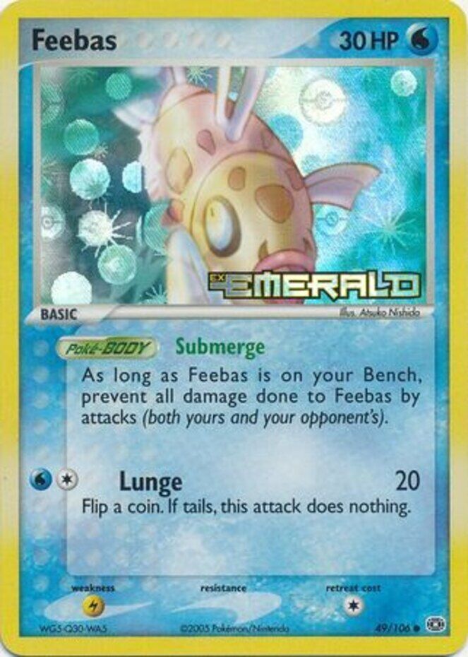 Feebas (49/106) (Stamped) [EX: Emerald] | Mega City Incorporated