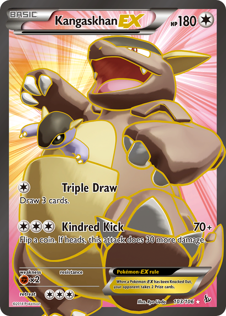 Kangaskhan EX (103/106) [XY: Flashfire] | Mega City Incorporated