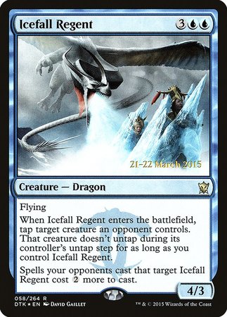 Icefall Regent [Dragons of Tarkir Promos] | Mega City Incorporated