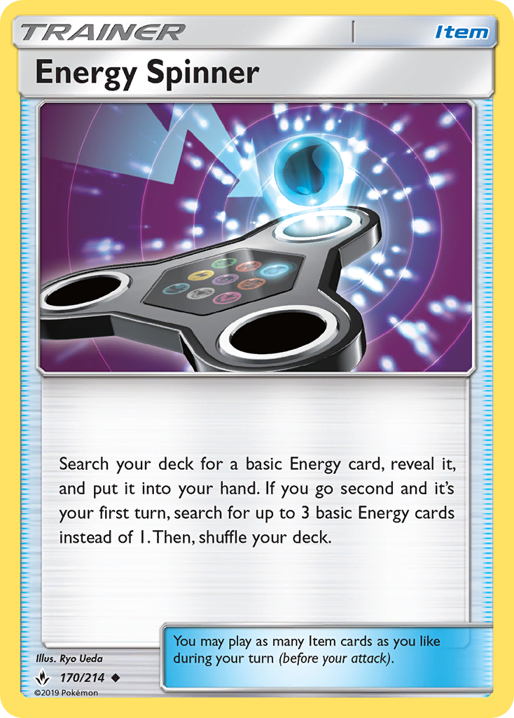 Energy Spinner (170/214) [Sun & Moon: Unbroken Bonds] | Mega City Incorporated