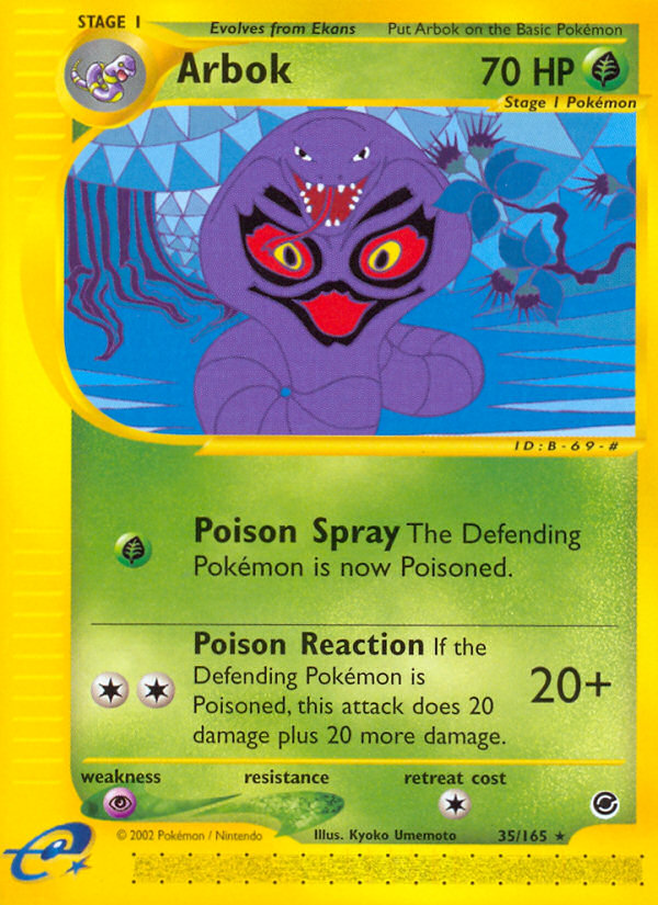 Arbok (35/165) [Expedition: Base Set] | Mega City Incorporated