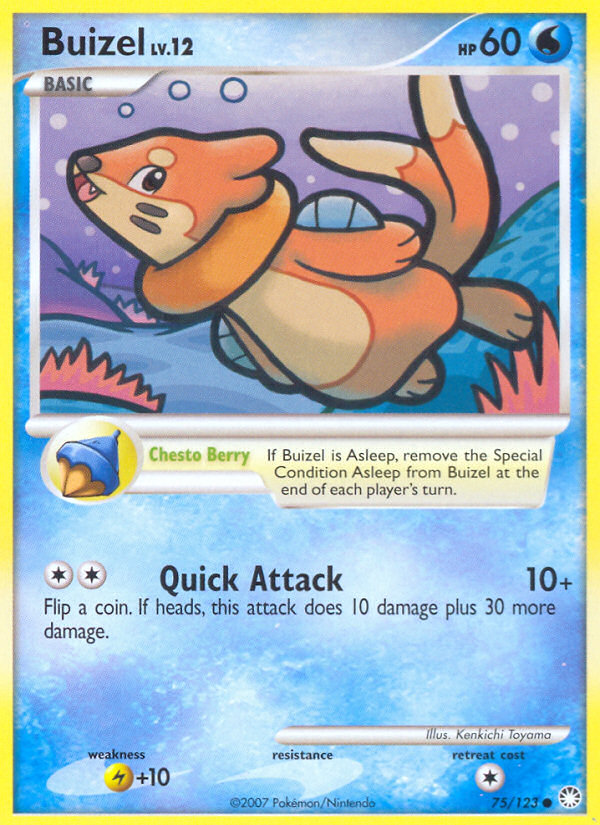Buizel (75/123) [Diamond & Pearl: Mysterious Treasures] | Mega City Incorporated