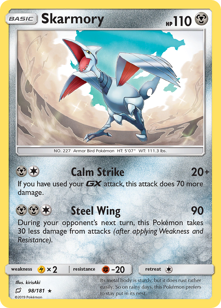 Skarmory (98/181) [Sun & Moon: Team Up] | Mega City Incorporated