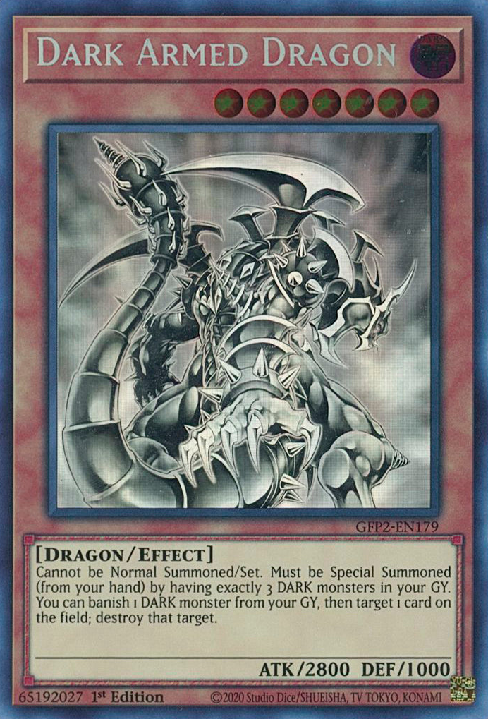 Dark Armed Dragon [GFP2-EN179] Ghost Rare | Mega City Incorporated