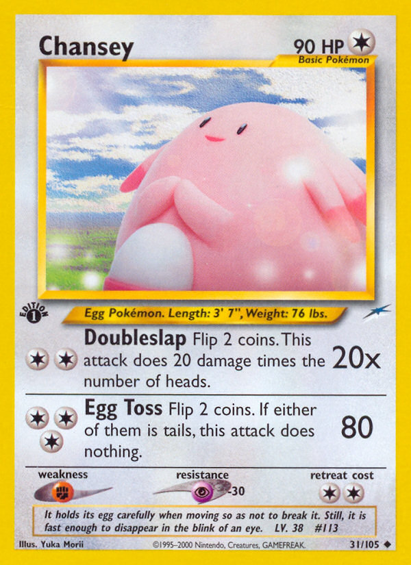 Chansey (31/105) [Neo Destiny 1st Edition] | Mega City Incorporated