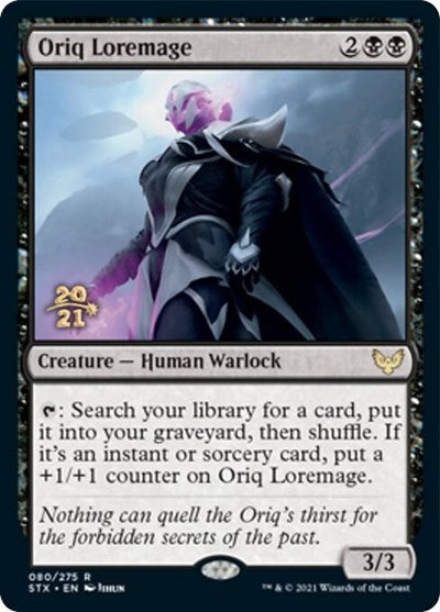 Oriq Loremage  [Strixhaven: School of Mages Prerelease Promos] | Mega City Incorporated