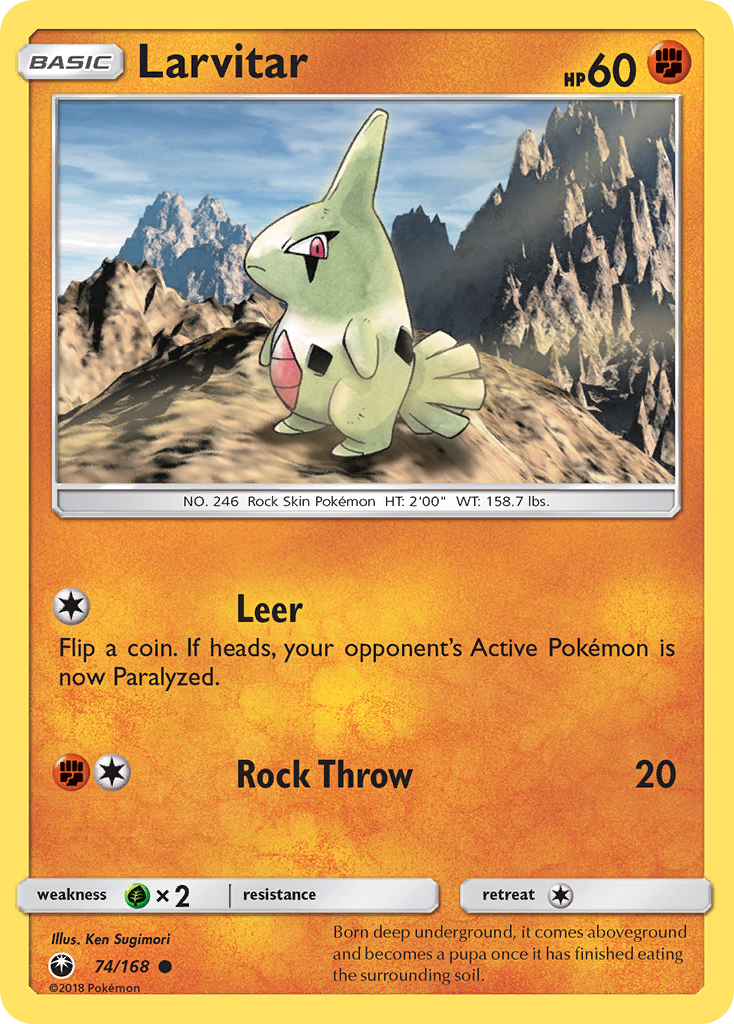 Larvitar (74/168) [Sun & Moon: Celestial Storm] | Mega City Incorporated