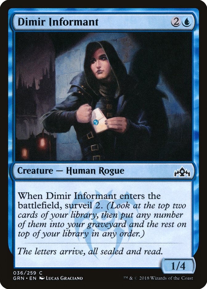 Dimir Informant [Guilds of Ravnica] | Mega City Incorporated