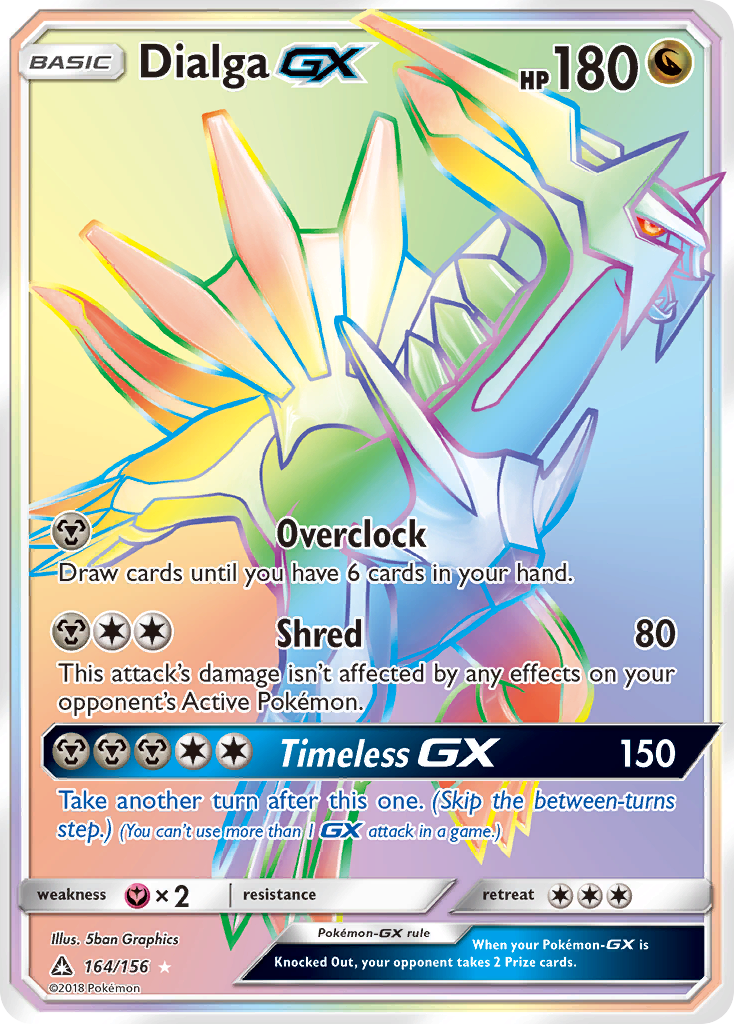 Dialga GX (164/156) [Sun & Moon: Ultra Prism] | Mega City Incorporated