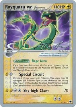 Rayquaza ex (97/101) (Delta Species) (Legendary Ascent - Tom Roos) [World Championships 2007] | Mega City Incorporated