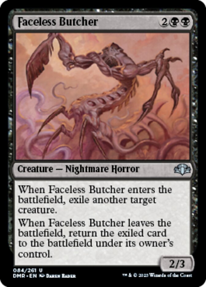 Faceless Butcher [Dominaria Remastered] | Mega City Incorporated