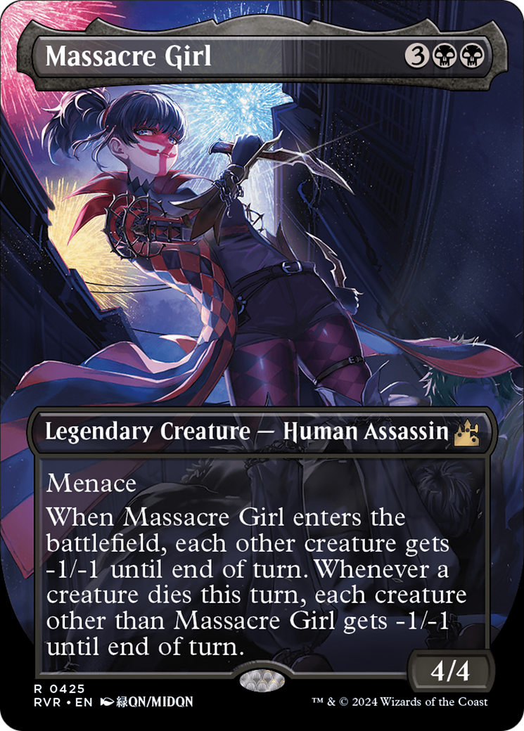 Massacre Girl (Anime Borderless) [Ravnica Remastered] | Mega City Incorporated