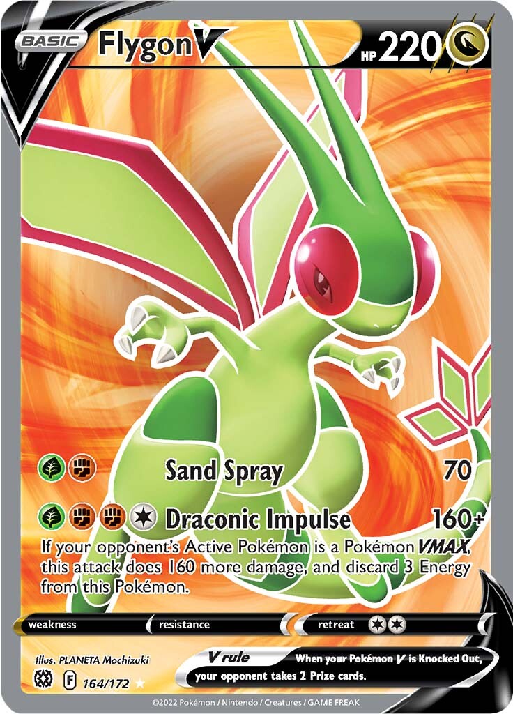 Flygon V (164/172) [Sword & Shield: Brilliant Stars] | Mega City Incorporated