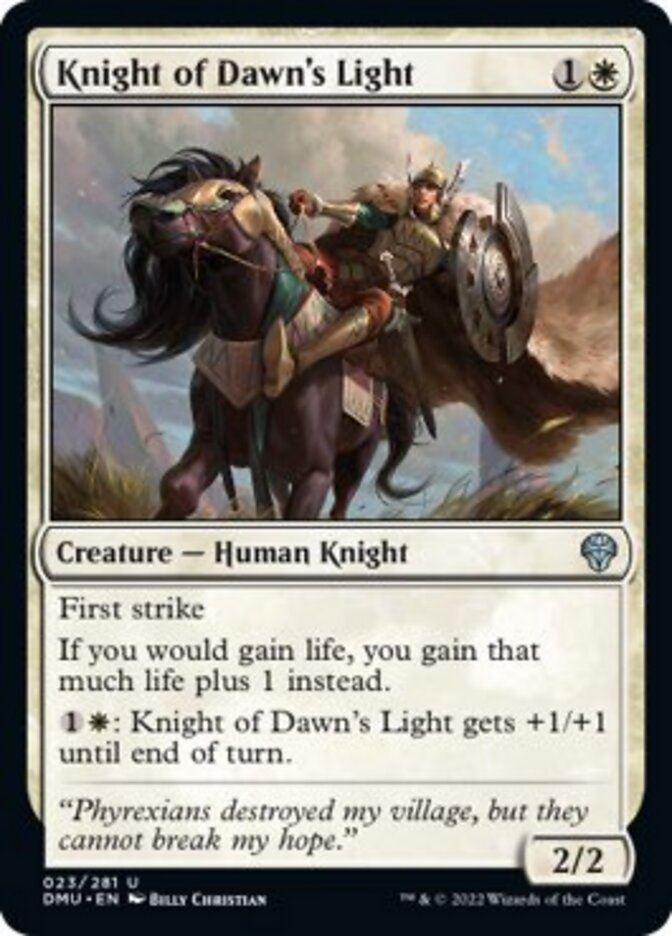 Knight of Dawn's Light [Dominaria United] | Mega City Incorporated