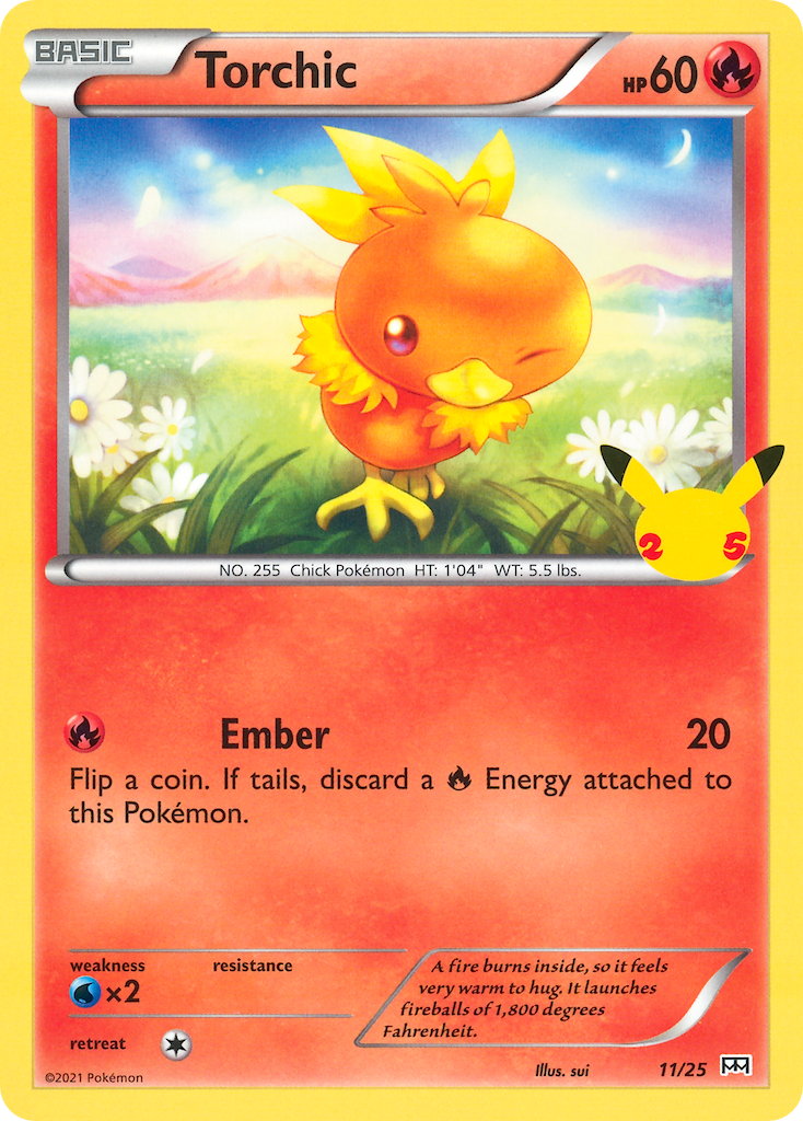 Torchic (11/25) [McDonald's 25th Anniversary] | Mega City Incorporated