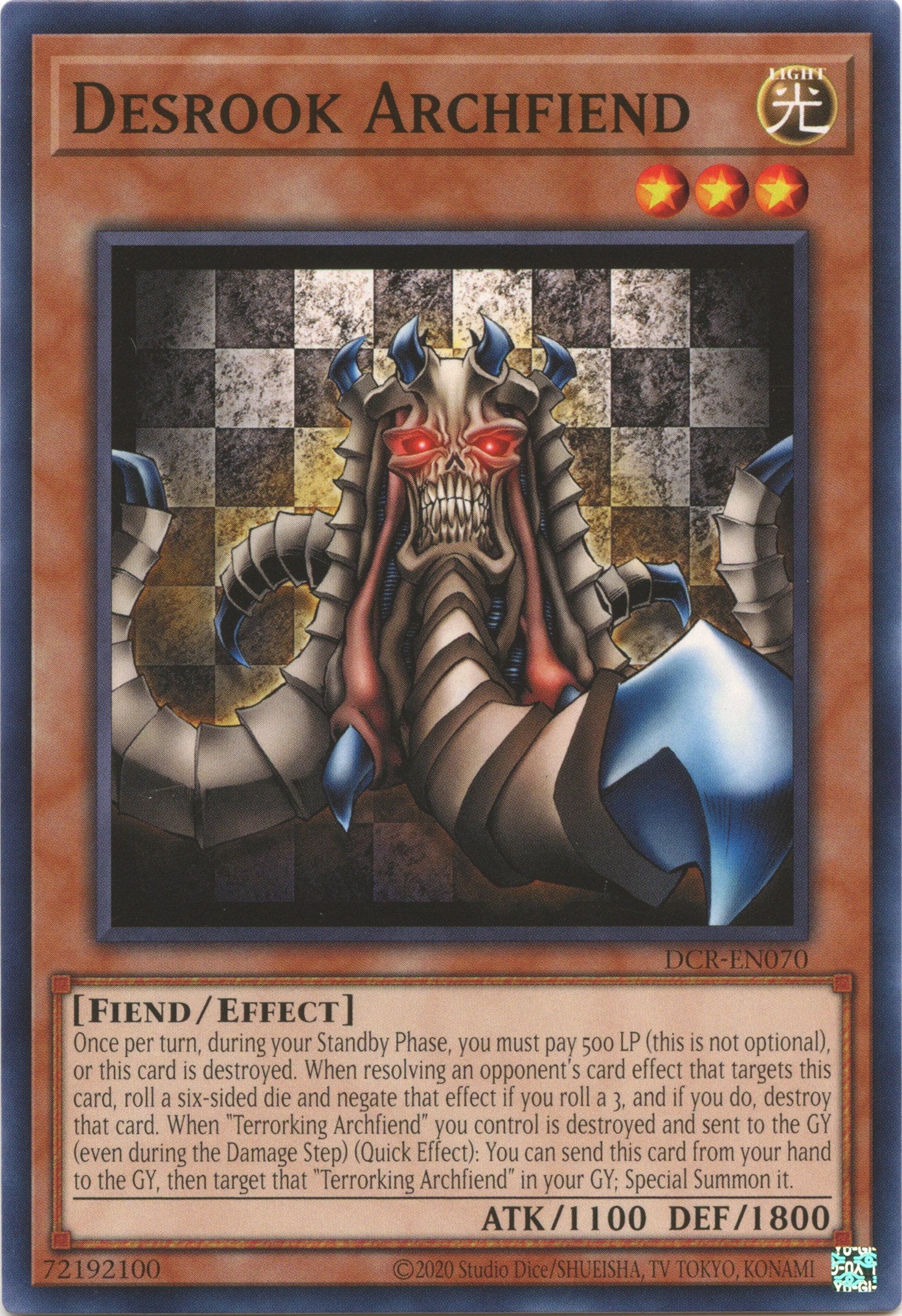 Desrook Archfiend (25th Anniversary) [DCR-EN070] Common | Mega City Incorporated