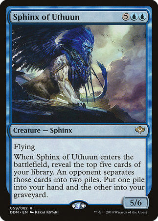 Sphinx of Uthuun [Duel Decks: Speed vs. Cunning] | Mega City Incorporated