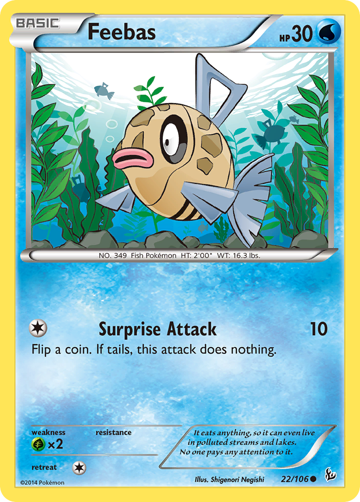 Feebas (22/106) [XY: Flashfire] | Mega City Incorporated