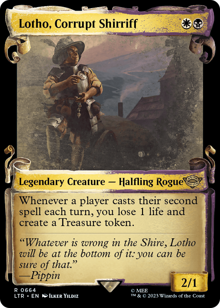 Lotho, Corrupt Shirriff [The Lord of the Rings: Tales of Middle-Earth Showcase Scrolls] | Mega City Incorporated