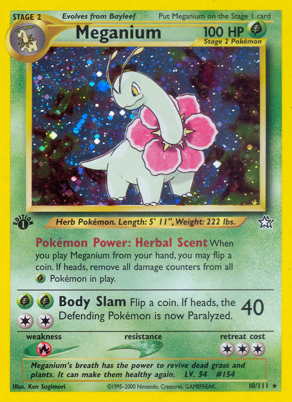 Meganium (10/111) [Neo Genesis 1st Edition] | Mega City Incorporated