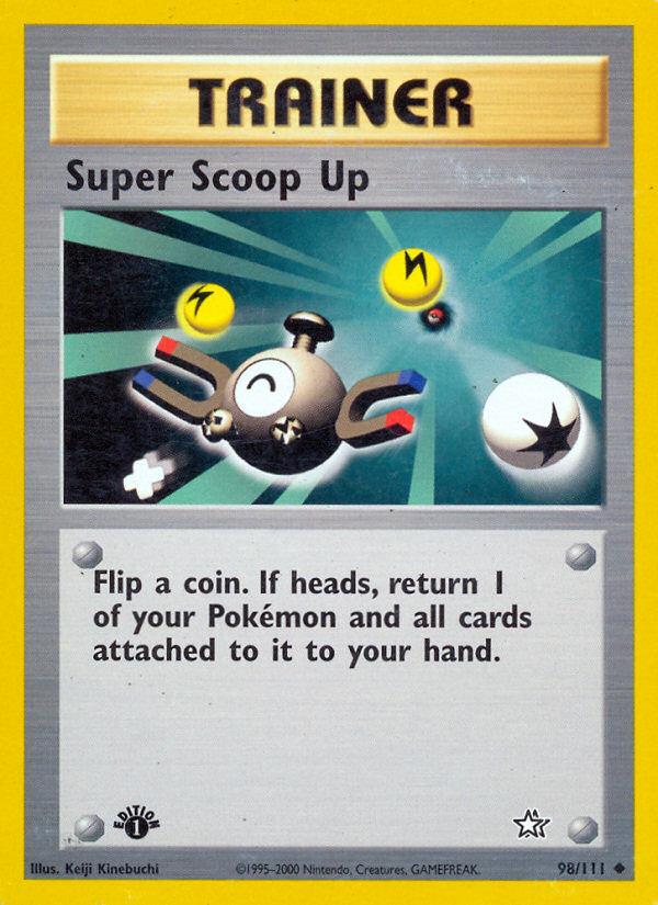 Super Scoop Up (98/111) [Neo Genesis 1st Edition] | Mega City Incorporated