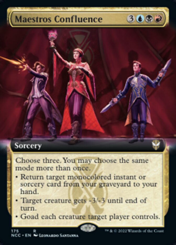 Maestros Confluence (Extended Art) [Streets of New Capenna Commander] | Mega City Incorporated