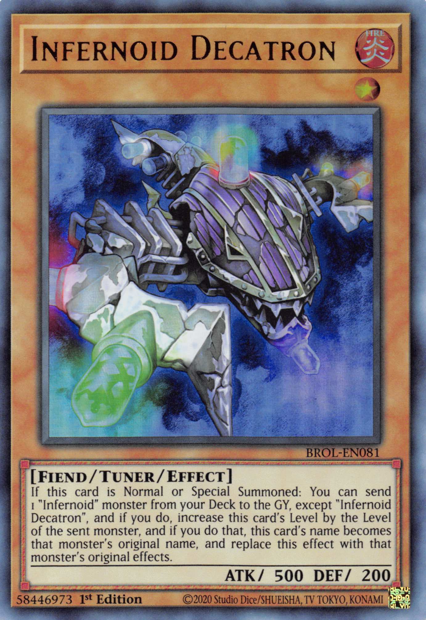Infernoid Decatron [BROL-EN081] Ultra Rare | Mega City Incorporated