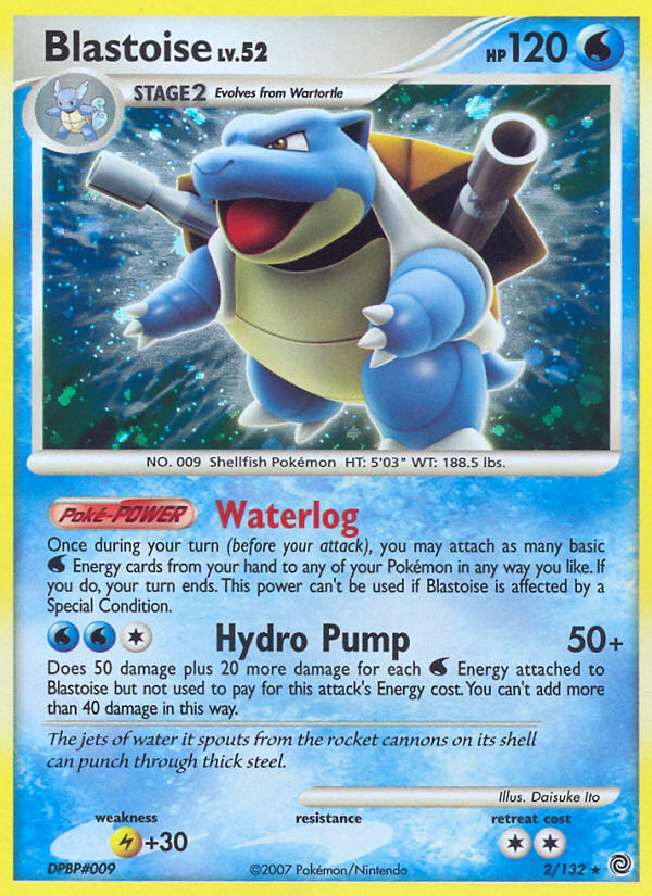 Blastoise (2/132) [Diamond & Pearl: Secret Wonders] | Mega City Incorporated